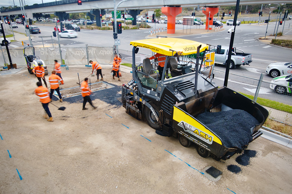 all ash commercial car park laying asphalt contractor melbourne